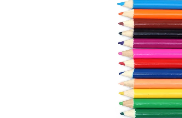 Kleur houten potloden — Stockfoto