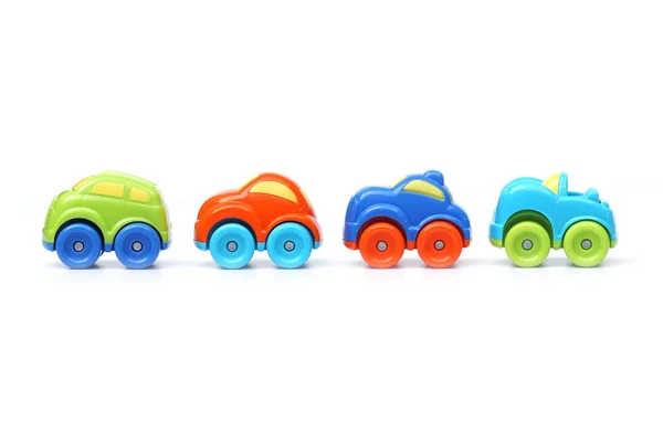 Coches de juguete de plástico para niños — Foto de Stock