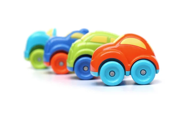Plastikowych samochodzików dla dzieci — Zdjęcie stockowe