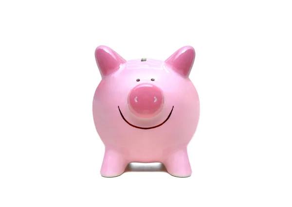 Pequeno banco Piggy rosa — Fotografia de Stock