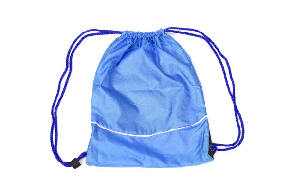 Bolsa con cordón azul —  Fotos de Stock