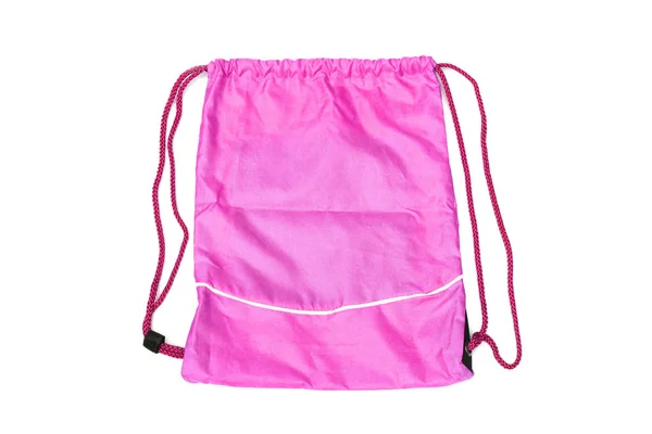 ピンクの巾着袋 — ストック写真
