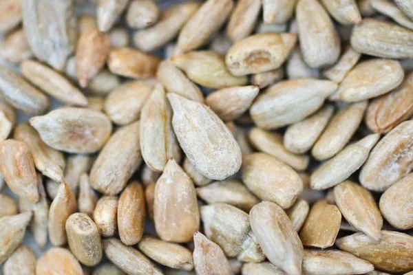 Peeled sunflower seeds — Stock Photo, Image