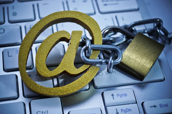 Email konsep serangan phishing — Stok Foto