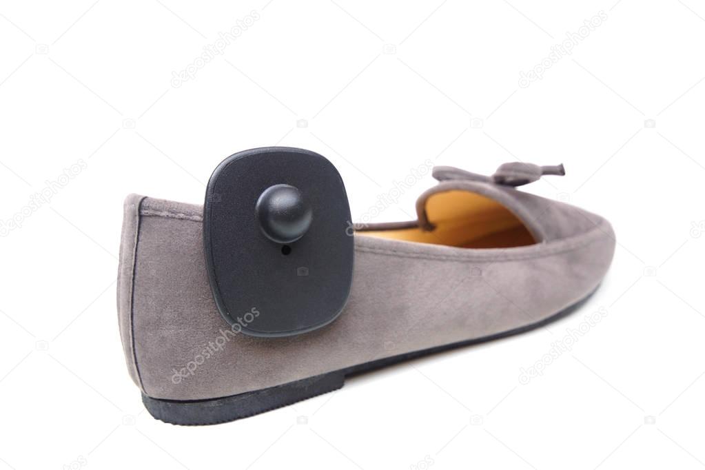 RFID hard tag attached on shoe