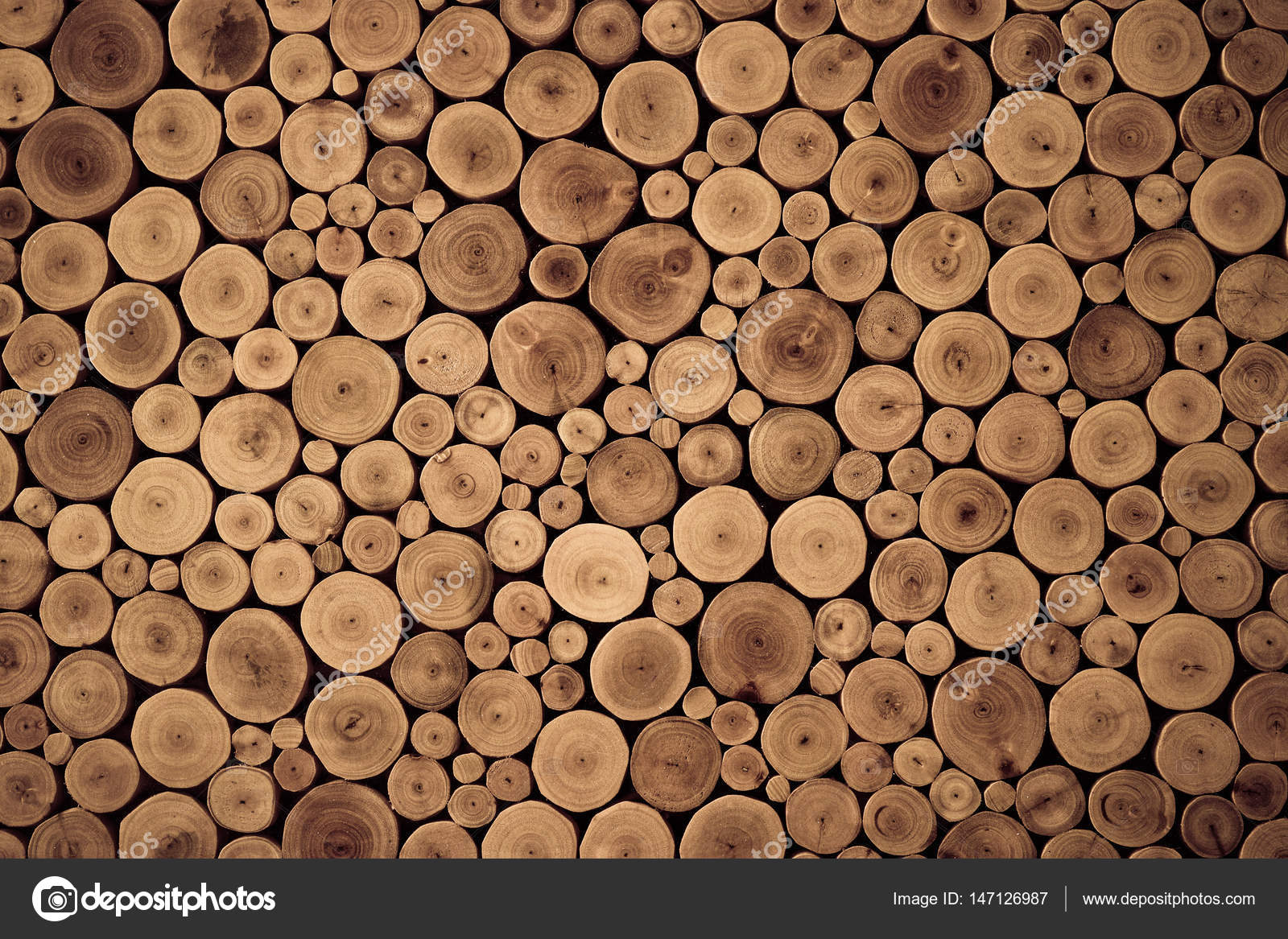Round teak wood stump background Stock Photo by ©weerapat 147126987