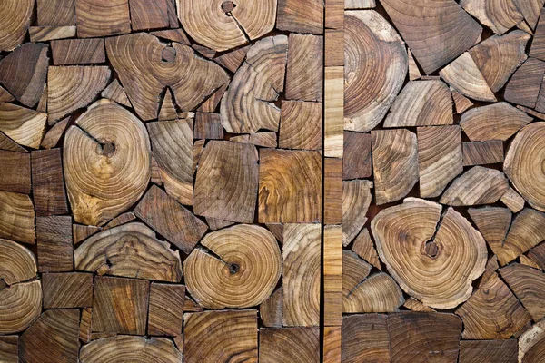 Fondo de tronco de madera de teca —  Fotos de Stock