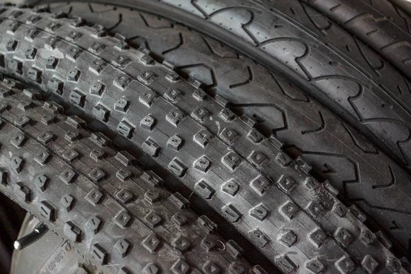 山地自行车轮胎 — 图库照片