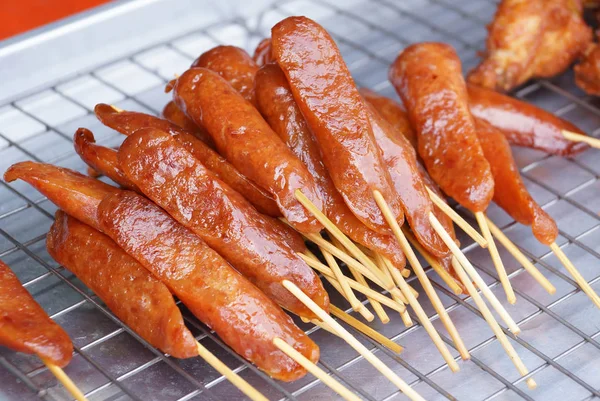 Gegrilde Chinese worst — Stockfoto