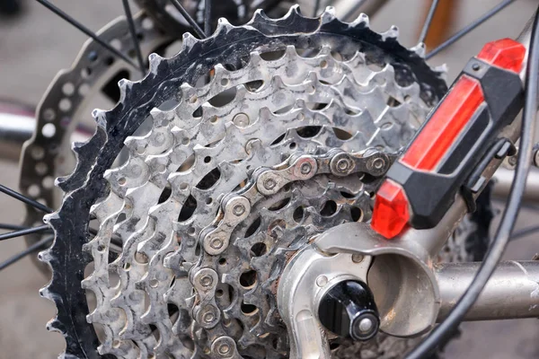 Bicycle rear cassette — Stock Photo, Image