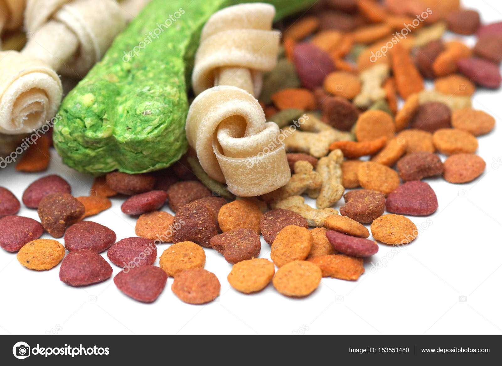 Different types of dog food Stock Photo by ©weerapat 153551480