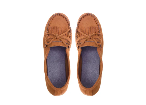 Ein Paar Mokassins-Schuhe — Stockfoto