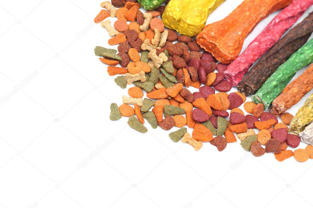 Different types of dog food