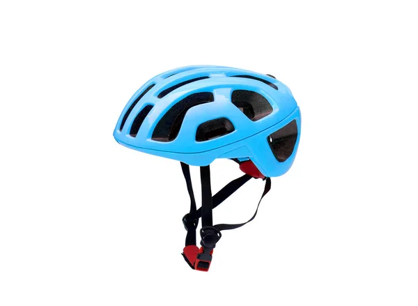 Велосипедный шлем изолирован на белом — стоковое фото
