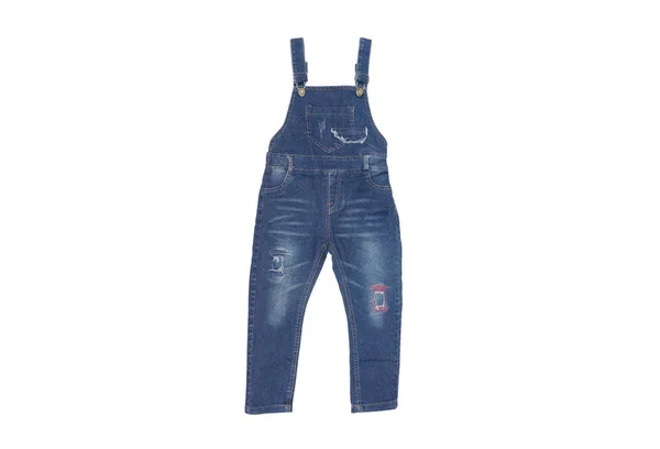 Blaue Jeans Lätzchen für Kinder — Stockfoto