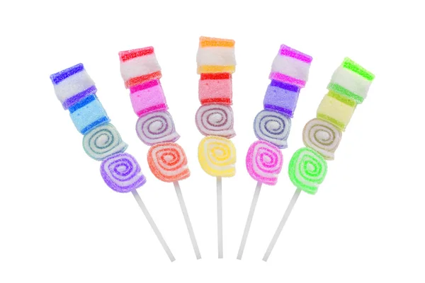Bastão de doces coloridos — Fotografia de Stock