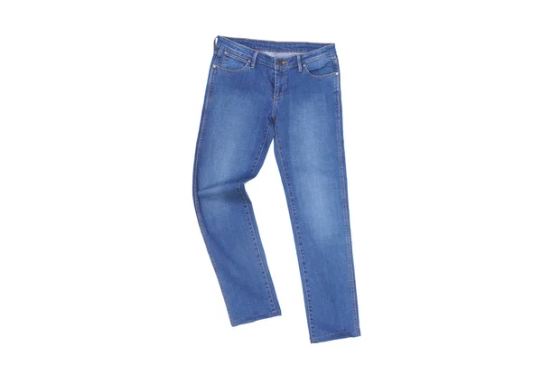Um par de jeans azuis — Fotografia de Stock