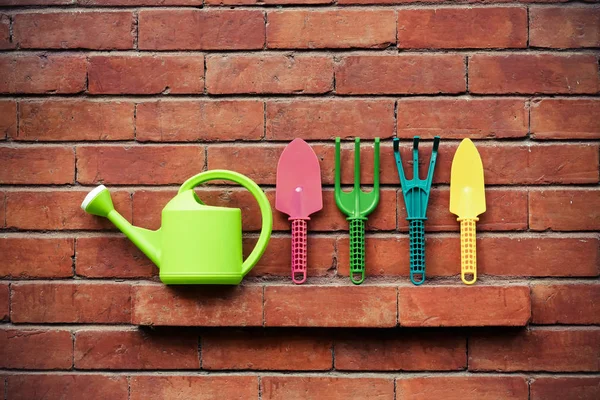 Colorful gardening tools