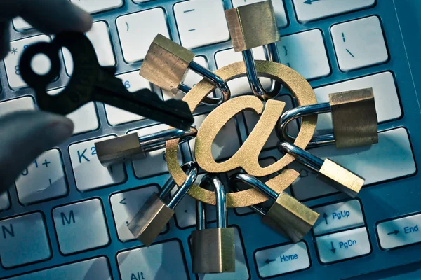 Email encryption security — Stock Photo, Image