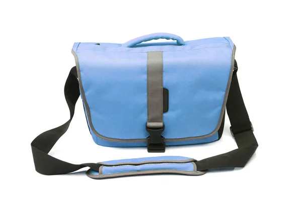 Синій плеча сумку — стокове фото