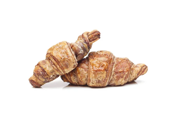 Chocolate croissants isolated — Stock Photo, Image