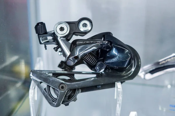 Detalii Motociclete Metalice Closeup — Fotografie, imagine de stoc