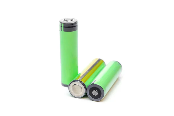 Зеленая аккумуляторная батарея — стоковое фото