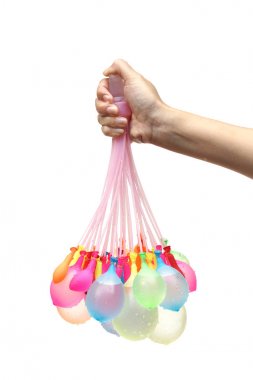 renkli su balonları