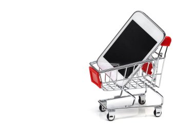 Bir akıllı telefon ile bir arabası