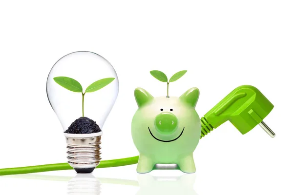 Green energy and saving environment — Stock Photo, Image