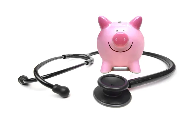 Ahorro de dinero para el servicio de salud — Foto de Stock