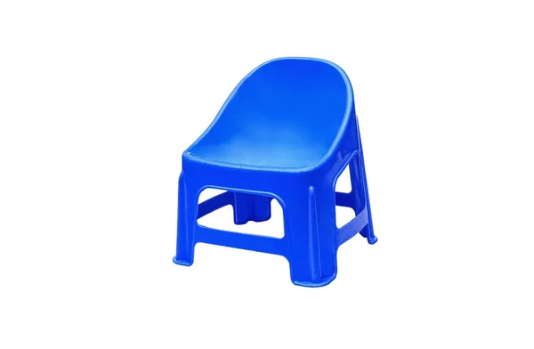 Niskie plastikowe krzesło ogrodowe — Zdjęcie stockowe