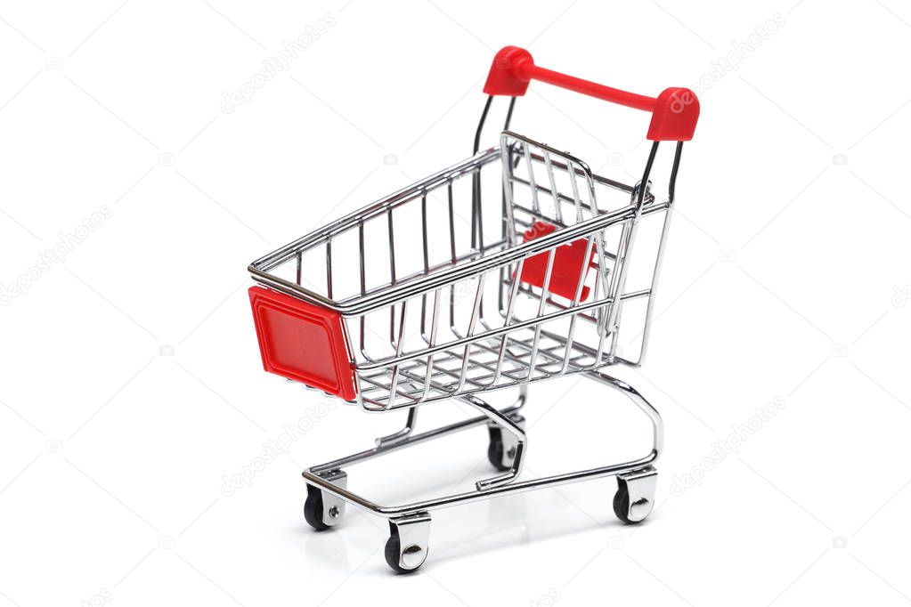 A trolley isolatedon white background                               