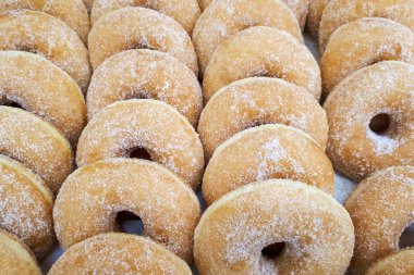 Taze şeker çörekler yaptı