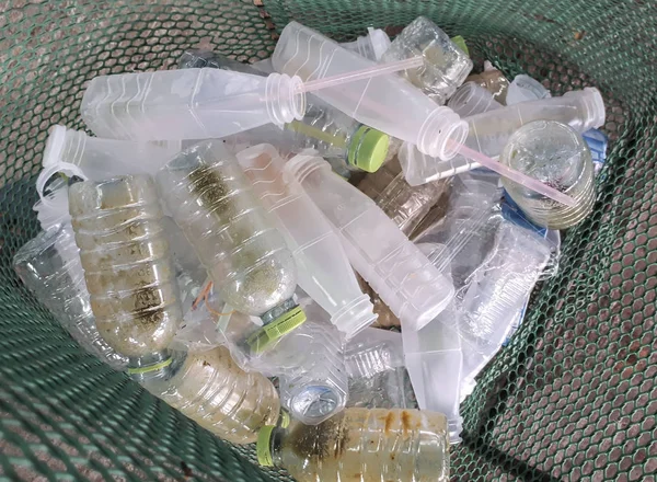 Пластикові Пляшки Переробки — стокове фото