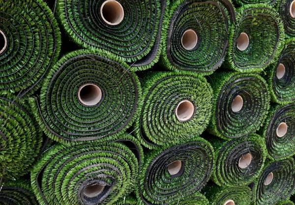 Rolls Artificial Grass — Stock Photo, Image