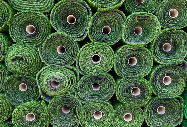 Rolls Artificial Grass — Stock Photo, Image