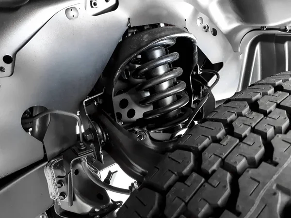 Kamyon coil bahar süspansiyon closeup