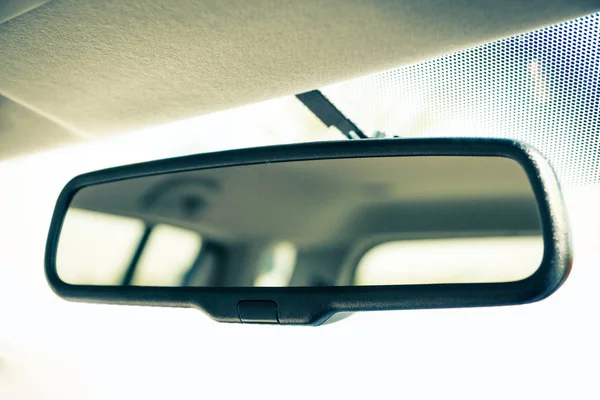 Closeup Car Rear View Mirror — Stock Photo, Image