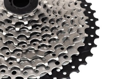 Dağ bisikleti 10 hız kaset closeup                                 