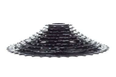 Dağ bisikleti 10 hız kaset closeup                           