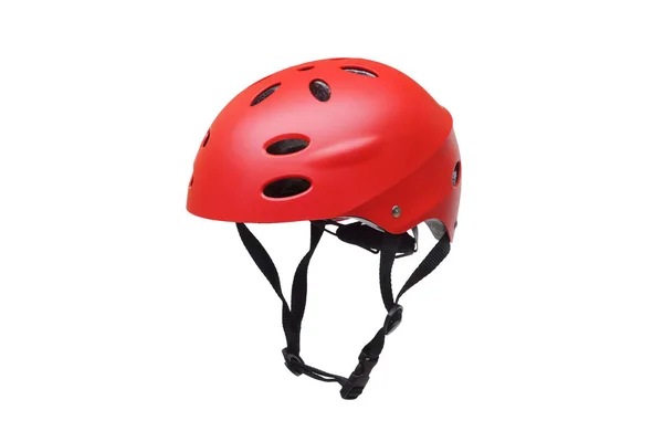 Ein Helm Zum Fahrradfahren Oder Skaten Spielen Isoliert Auf Weißem — Stockfoto