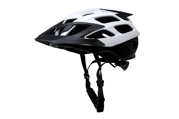 Ein Helm Zum Mountainbiken Isoliert Auf Weißem Hintergrund — Stockfoto