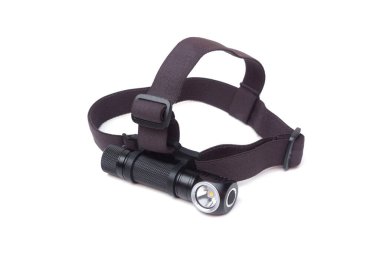 Beyaz arkaplanda izole edilmiş bir far                                  