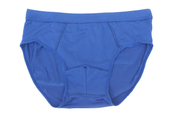 Männliche Unterwäsche Blauer Farbe Isoliert Auf Weiß — Stockfoto