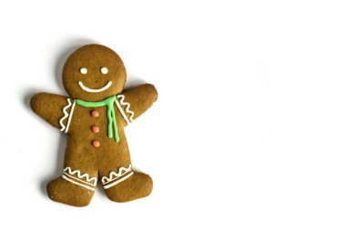 Noel kurabiyeleri. Zencefilli çörek adam.