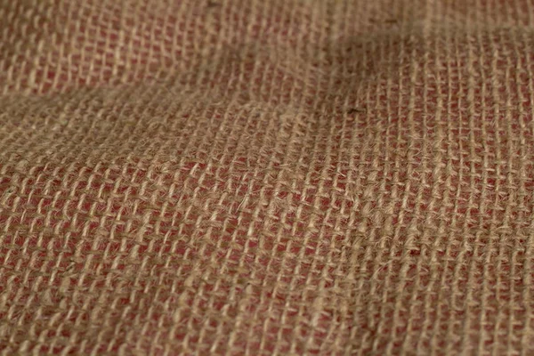 Brown sackcloth texture or Background of Natural Fabric Sack weaving is a bag For packing — ストック写真