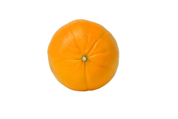 흰색 배경 클립 드웨이에서 분리 된 립 오렌지 — 스톡 사진