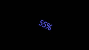 % 55 indirimli metin / kelime / harf / pul alfa kanalı ile çalışır