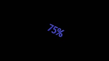 % 75 indirimli metin / kelime / harf / pul alfa kanalı ile çalışır